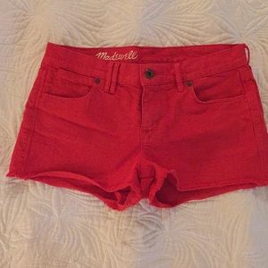 Madewell jean shorts